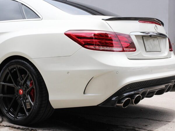 Mercedes-benz e class c207 coupe amg style carbon fiber boot spoiler