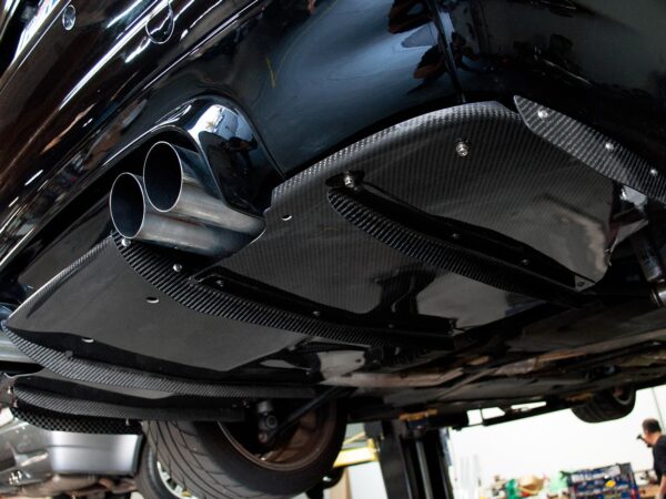 Bmw e46 m3 vrs style carbon fiber rear diffuser system