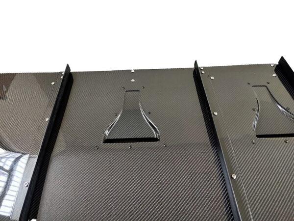 Bmw e46 m3 vrs style carbon fiber rear diffuser system