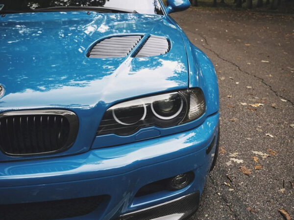 Bmw 3 series e46 m3 csl style carbon fiber front splitter