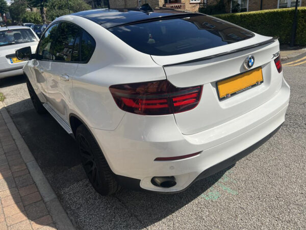 Bmw x series e71 x6 performance style carbon fiber boot spoiler