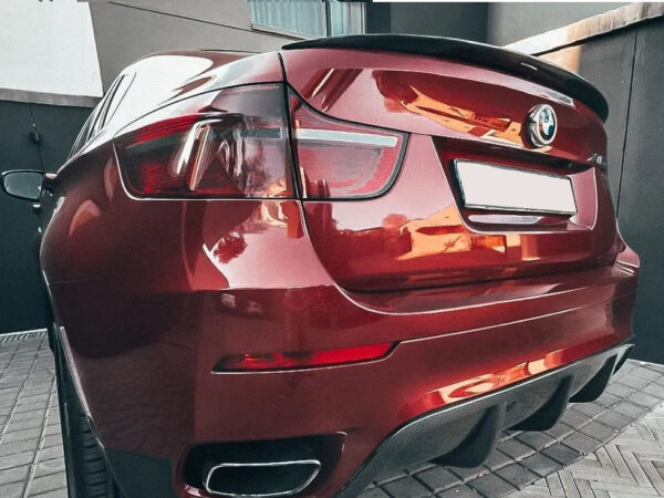 Bmw x6 e71 m sport carbon fiber rear diffuser