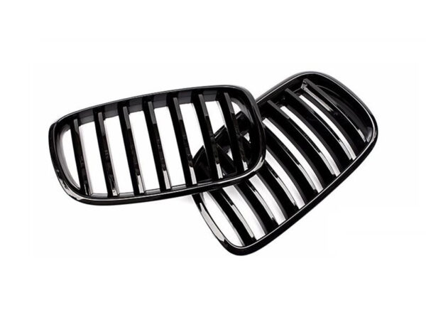 Bmw x series e70 e71 x5 x6 gloss black single kidney grilles