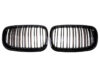 BMW X Series X5 X6 E70 E71 M Style GLOSS BLACK Double Kidney Grilles