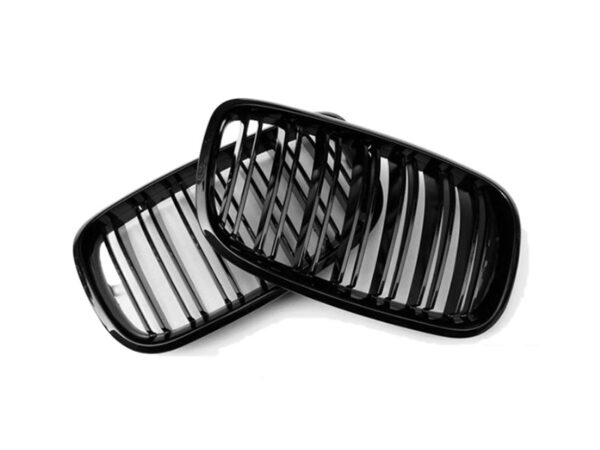 Bmw x series x5 x6 e70 e71 m style gloss black double kidney grilles