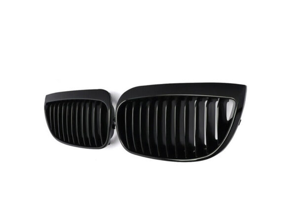 BMW 1 Series E81 E87 LCI GLOSS BLACK Single Kidney Grilles