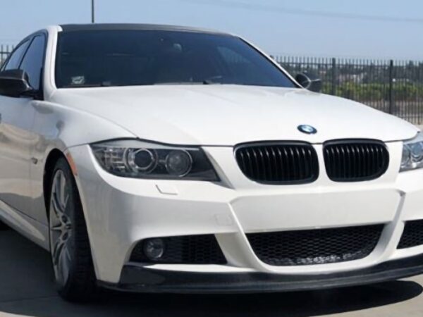 Bmw 3 series e90 e91 gloss black single kidney grilles