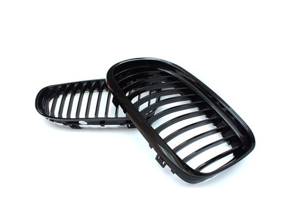 Bmw 3 series e90 e91 gloss black single kidney grilles