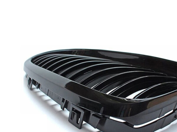 Bmw 3 series e90 e91 gloss black single kidney grilles