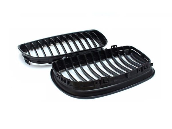 Bmw 3 series e90 e91 gloss black single kidney grilles