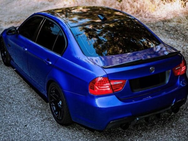 BMW 3 Series E90 M3 PSM Style GLOSS BLACK Boot Spoiler