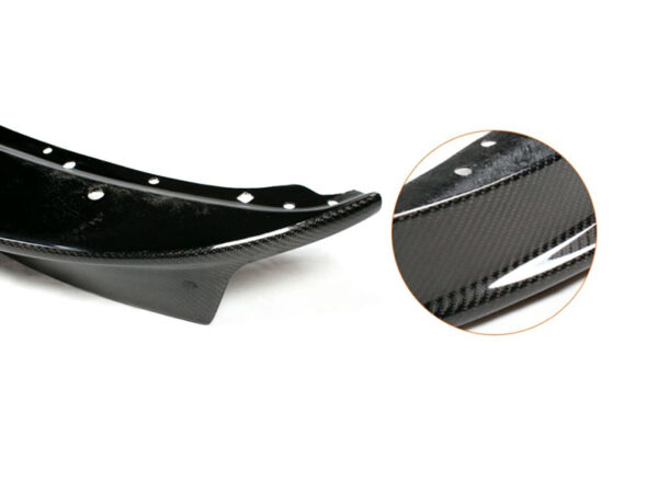 Bmw 3 series e90 e91 m sport ak style lci carbon fiber front splitter