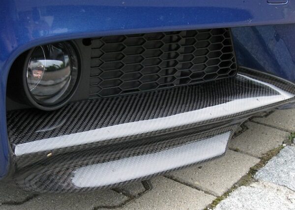 Bmw 3 series e90 e91 m sport pre lci carbon fiber corner splitters