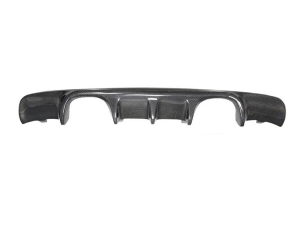 Bmw 3 series e90 m3 vrs style carbon fiber quad exhaust rear diffuser