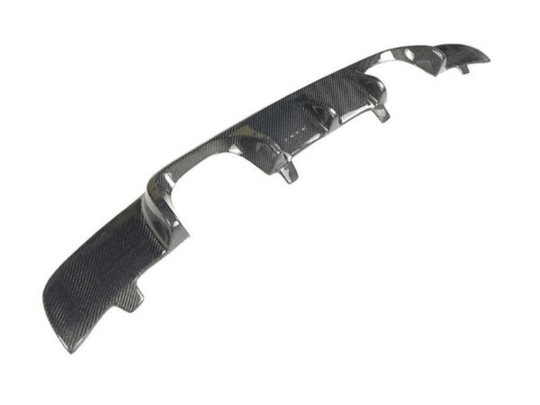 Bmw 3 series e90 m3 vrs style carbon fiber quad exhaust rear diffuser
