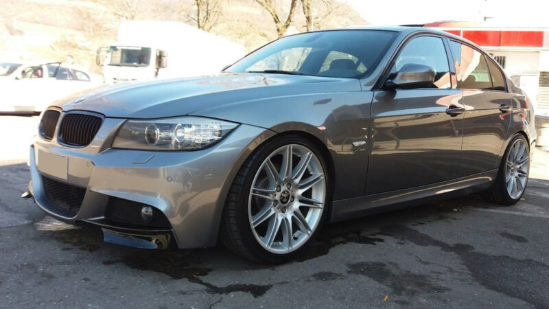 Bmw 3 series e90 e91 lci m sport front corner splitters