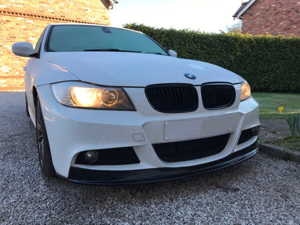 Bmw 3 series e90 e91 lci m sport ak style front splitter
