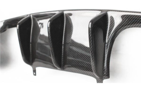 Bmw 3 series e92 e93 m3 v style carbon fiber rear diffuser