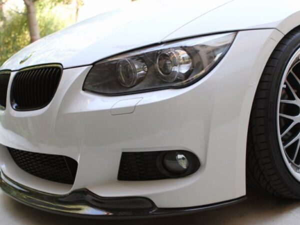 Bmw 3 series e92 e93 lci ak style m sport carbon fiber front splitter