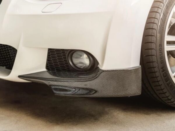 Bmw 3 series e92 e93 m sport pre lci carbon fiber corner splitters