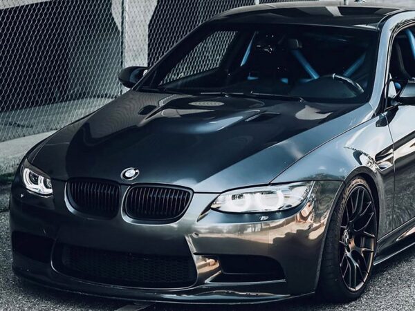 Bmw e90 e92 e93 m3 ak style carbon fiber front splitter