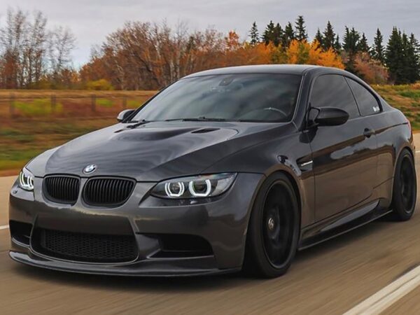 Bmw e90 e92 e93 m3 ak style carbon fiber front splitter