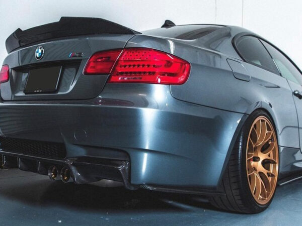Bmw 3 series e92 m3 psm style prepreg carbon fiber boot spoiler