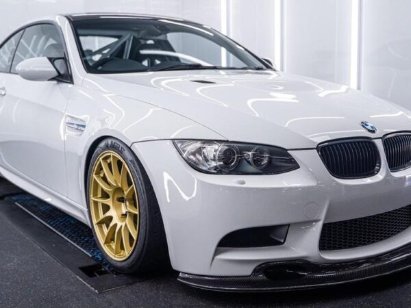 Bmw e90 e92 e93 m3 gt4 style carbon fiber front splitter