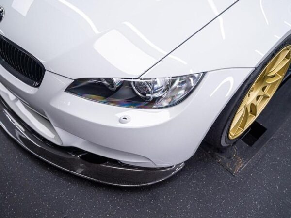 Bmw e90 e92 e93 m3 gt4 style carbon fiber front splitter