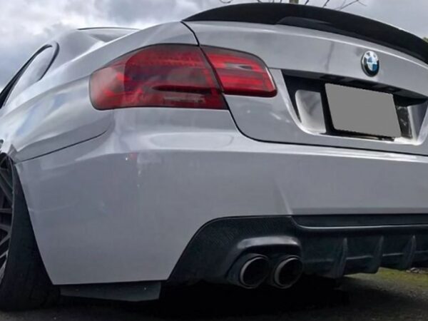 BMW 3 Series E92 E93 PERFORMANCE CARBON FIBER Quad Exhaust Rear Diffuser