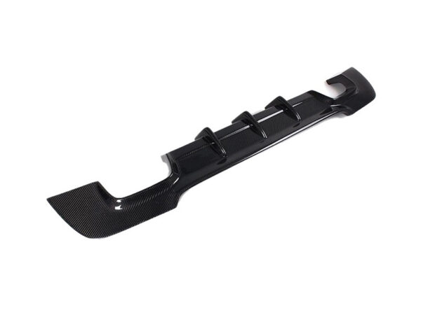 Bmw 3 series e92 e93 performance carbon fiber quad exhaust rear diffuser