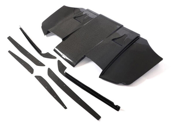 Bmw e92 e93 m3 vrs style carbon fiber rear diffuser system