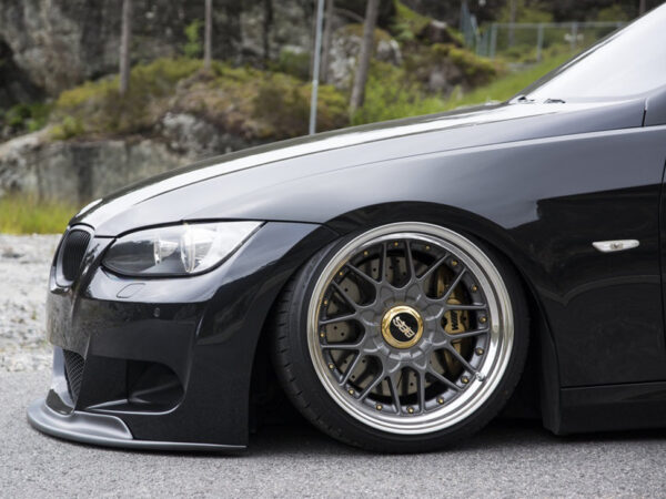 Bmw 3 series e92 e93 m sport pre lci ak style front splitter