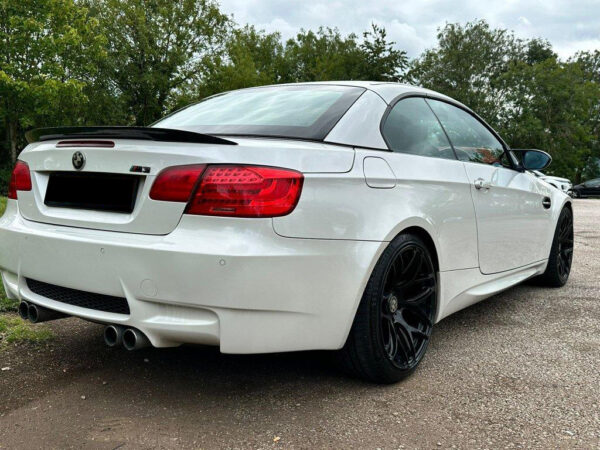 Bmw 3 series e93 m3 performance style carbon fiber boot spoiler