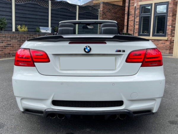 BMW 3 Series E93 VRS M4 Style CARBON FIBER Boot Spoiler