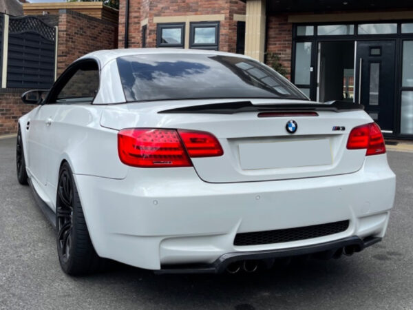 Bmw 3 series e93 vrs m4 style carbon fiber boot spoiler