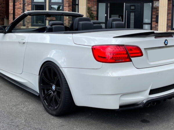 Bmw 3 series e93 vrs m4 style carbon fiber boot spoiler