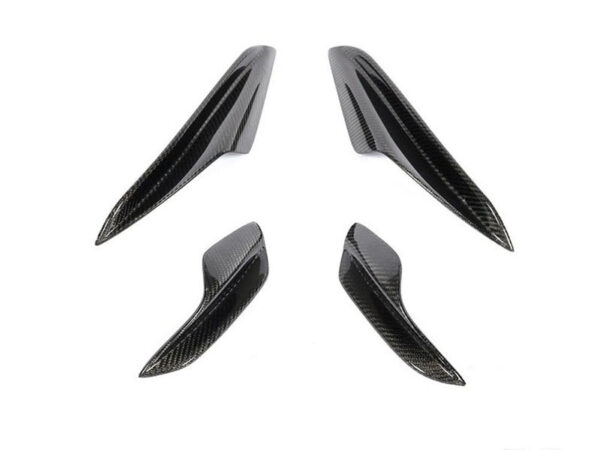Bmw e90 e92 e93 m3 dtm style carbon fiber front bumper canards winglets
