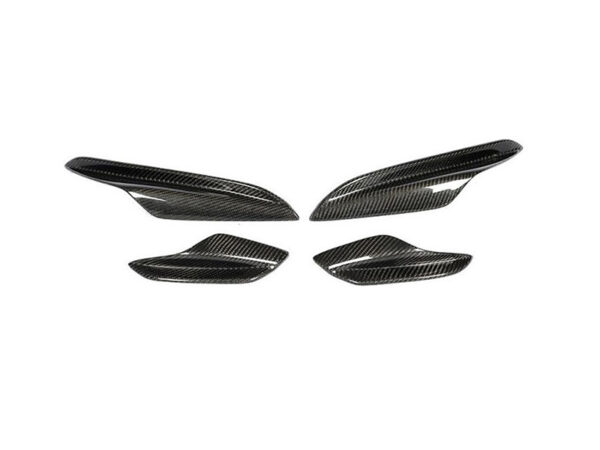 Bmw e90 e92 e93 m3 dtm style carbon fiber front bumper canards winglets