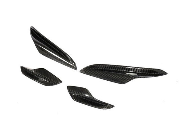 Bmw e90 e92 e93 m3 dtm style carbon fiber front bumper canards winglets