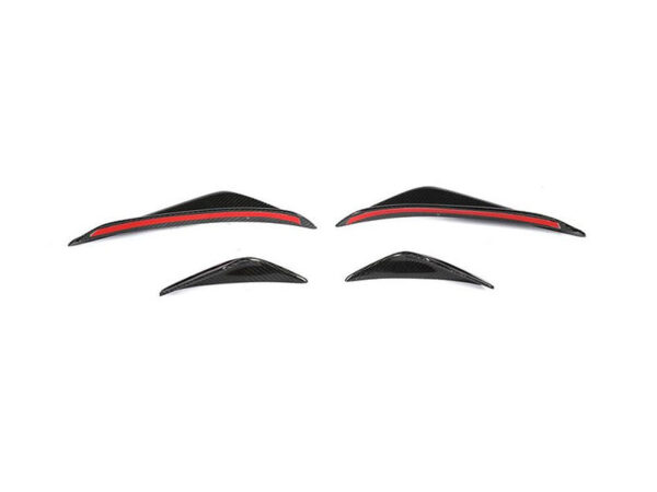 Bmw e90 e92 e93 m3 dtm style carbon fiber front bumper canards winglets