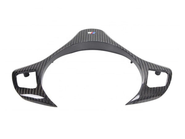 Bmw e90 e92 e93 m3 performance carbon fiber steering wheel trim