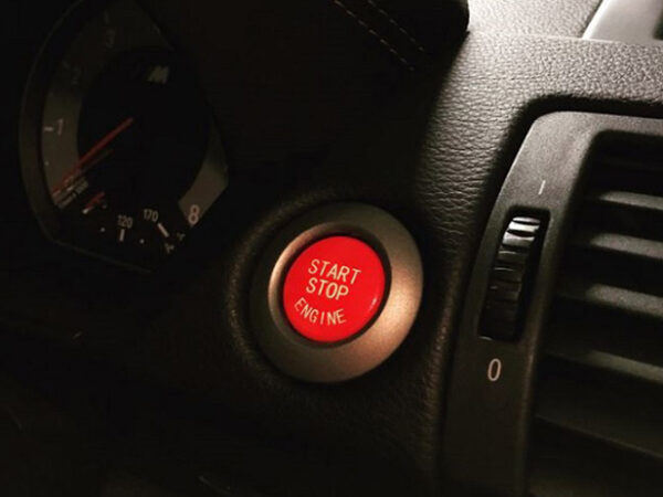 BMW E Series Start Stop RED Engine Button