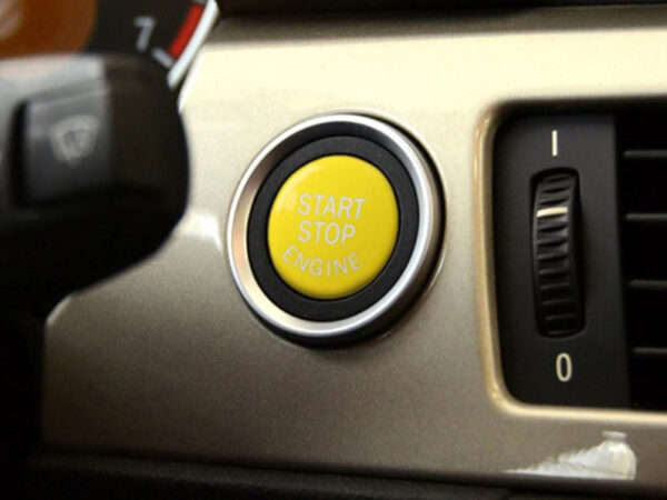 Bmw e series start stop yellow engine button