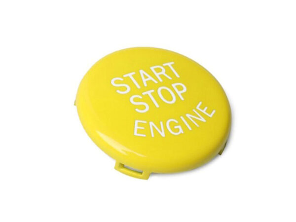 Bmw e series start stop yellow engine button