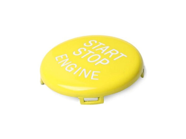 Bmw e series start stop yellow engine button