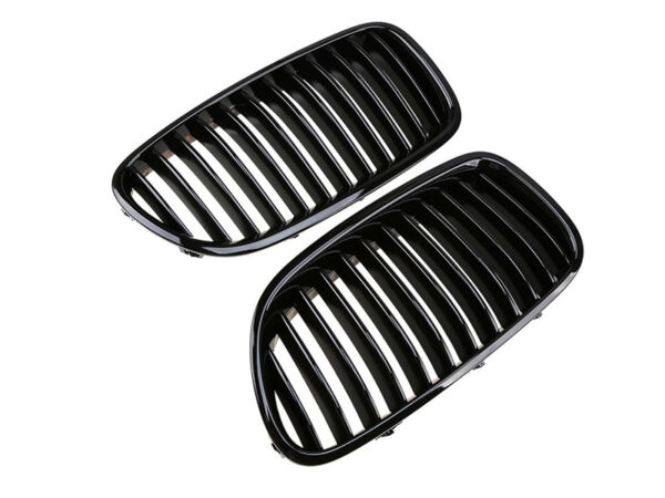 Bmw 5 series f10 f11 gloss black single kidney grilles