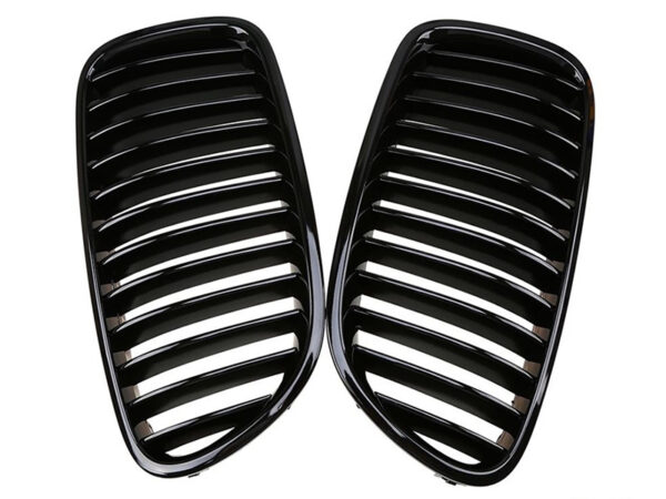 Bmw 5 series f10 f11 gloss black single kidney grilles