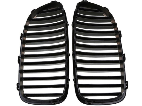 Bmw 5 series f10 f11 gloss black single kidney grilles