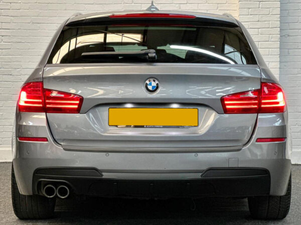 Bmw 5 series f10 f11 m sport performance style twin exhaust rear diffuser